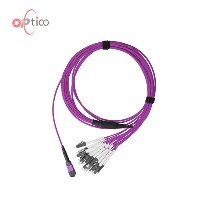 8F MPO LC OM4 Breakout snúru