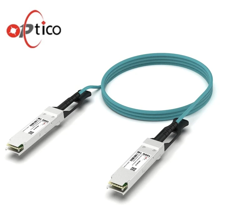 AOC QPQ2 XXM 100G QSFP28 TIL 100G virk ljóssnúra
